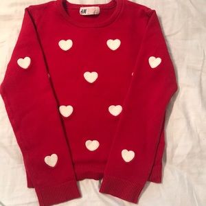 H&M’s red heart sweater